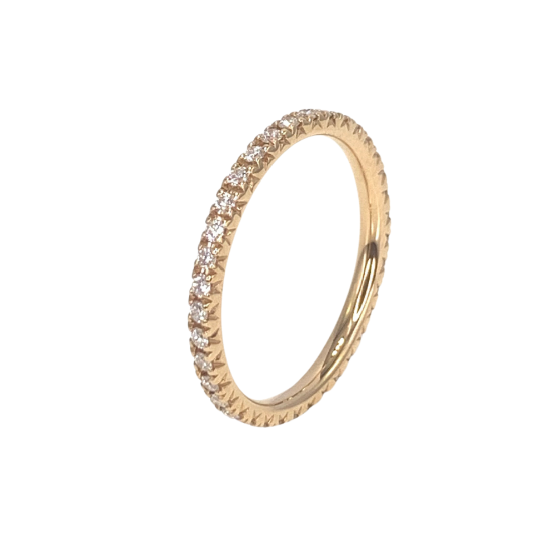 Eternity gyro finger ring